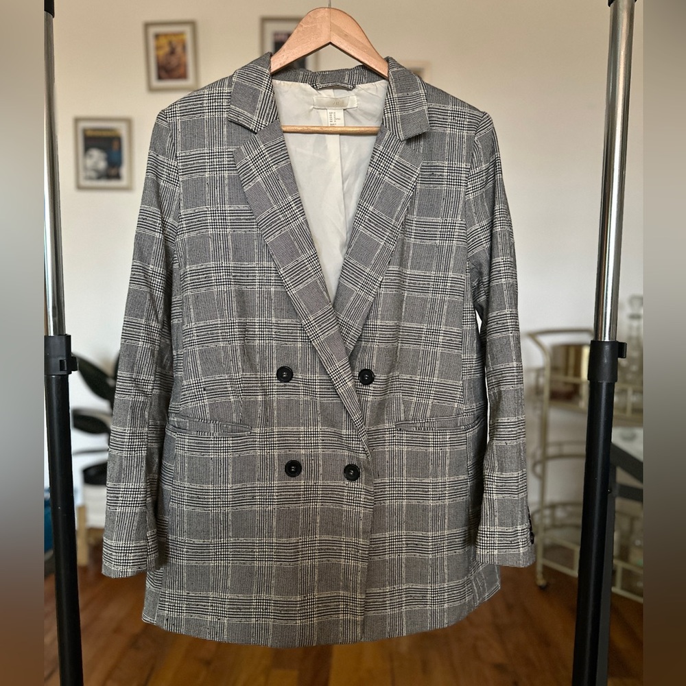 Double breasted boyfriend blazer